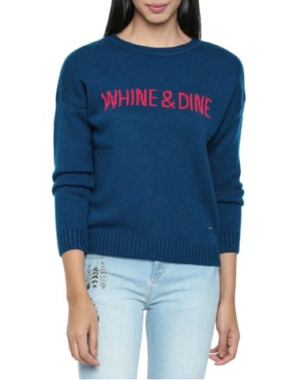 Chumbak • Whine & Dine Quirky Knit Sweater